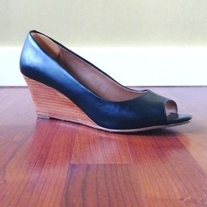 SUSINA Kimber Open Toe Wedge Pump